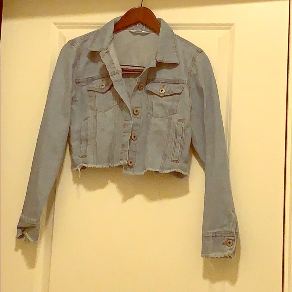 Distressed Jean Jacket